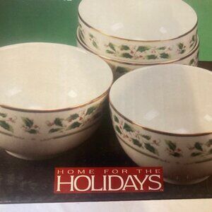 Set of 8 Home for the Holidays Cereal Bowls